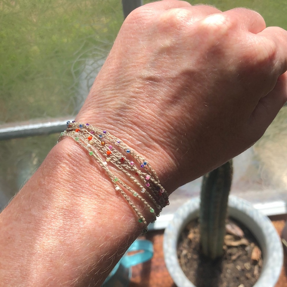 beaded crochet bracelets